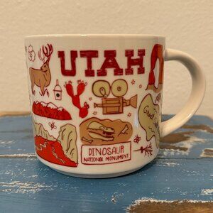 Starbucks "Been There" Series Utah Mug 14 oz Orange, White